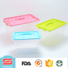 Umweltfreundliche Kleinaufbewahrung Kunststoff-Klarsichtbox mit Deckel